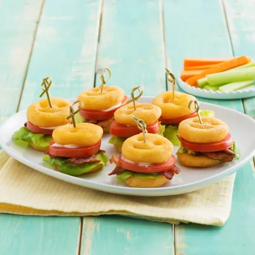 Mini BLT Sandwiches served with Smiles®