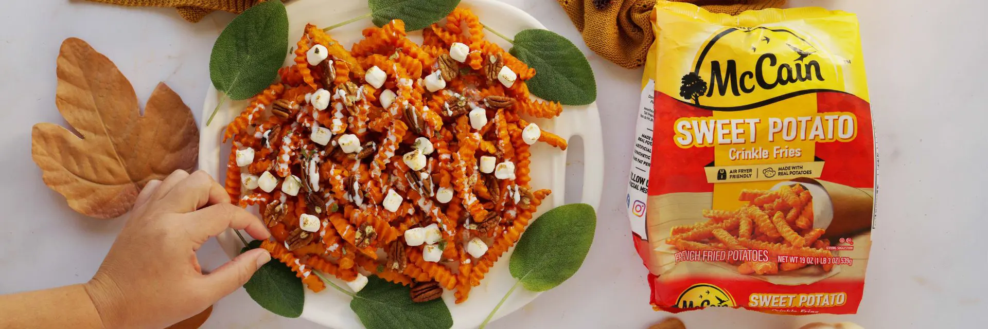 Friesgiving Sweet Potato Casserole Fries