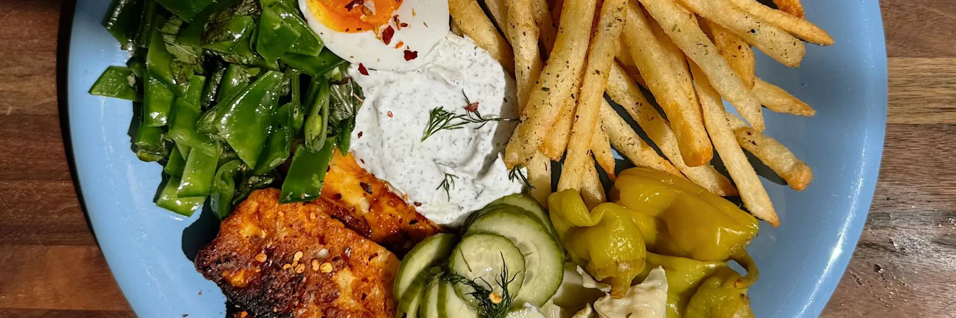 Savory Plate with McCain Craft Beer Battered Fries