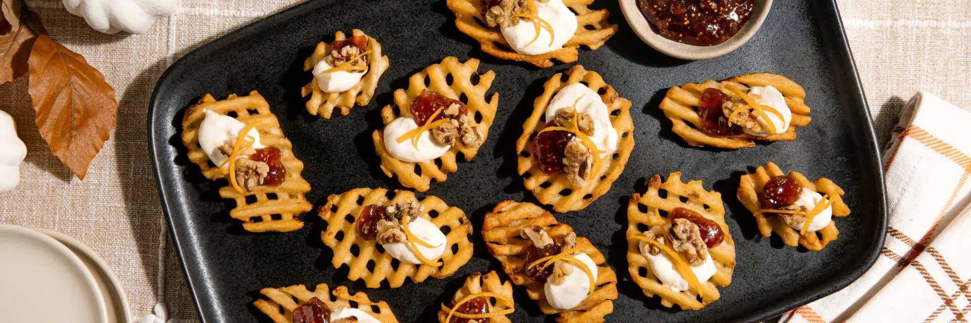 Harvest Waffle Appetizer