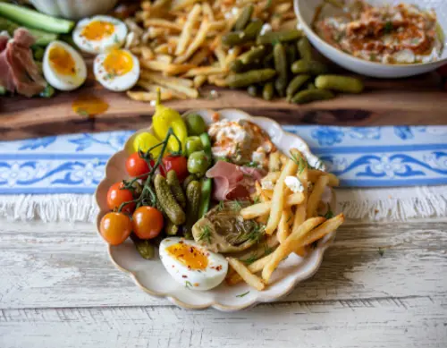 Savory Snack Board with Crispy McCain Craft Beer Battered Fries