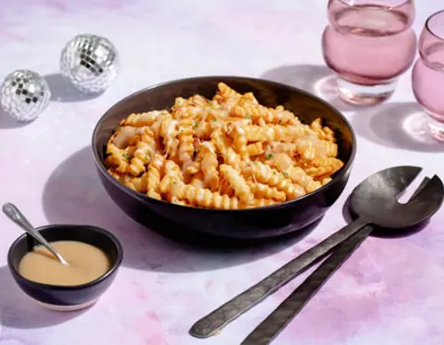 Disco Fries & Cherry Vanilla Cream Soda