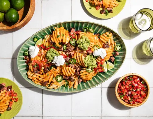 Carne Asada Fries & Smokey Tamarind Cooler