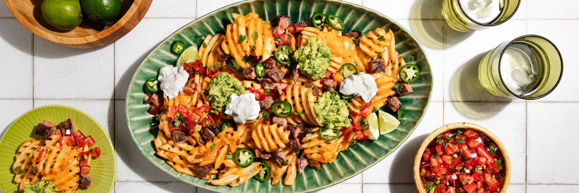 Carne Asada Fries & Smokey Tamarind Cooler