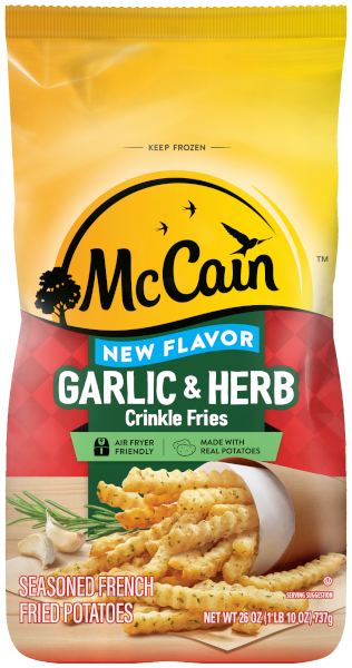 Garlic & Herb Crinkle Fries